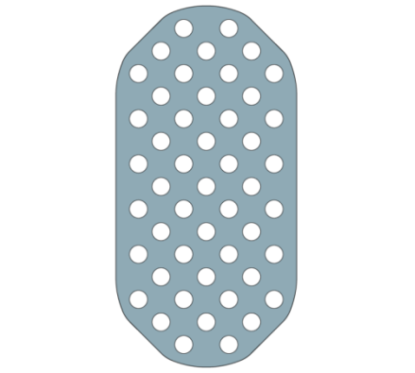 Safe & Light Foam 160x320 - Diameter 16