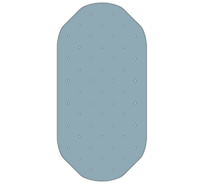 Safe & Light Foam 160x320 - Diameter 3