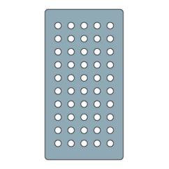 Plug & Pick Foam 120x230 - Pitch 20