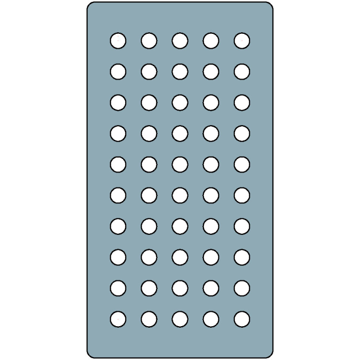 Plug & Pick Foam 120x230 - Pitch 20