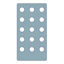 Plug & Pick Foam 120x230 - Pitch 40