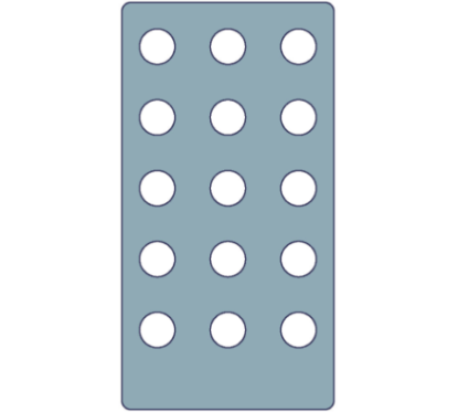 Plug & Pick Foam 120x230 - Pitch 40