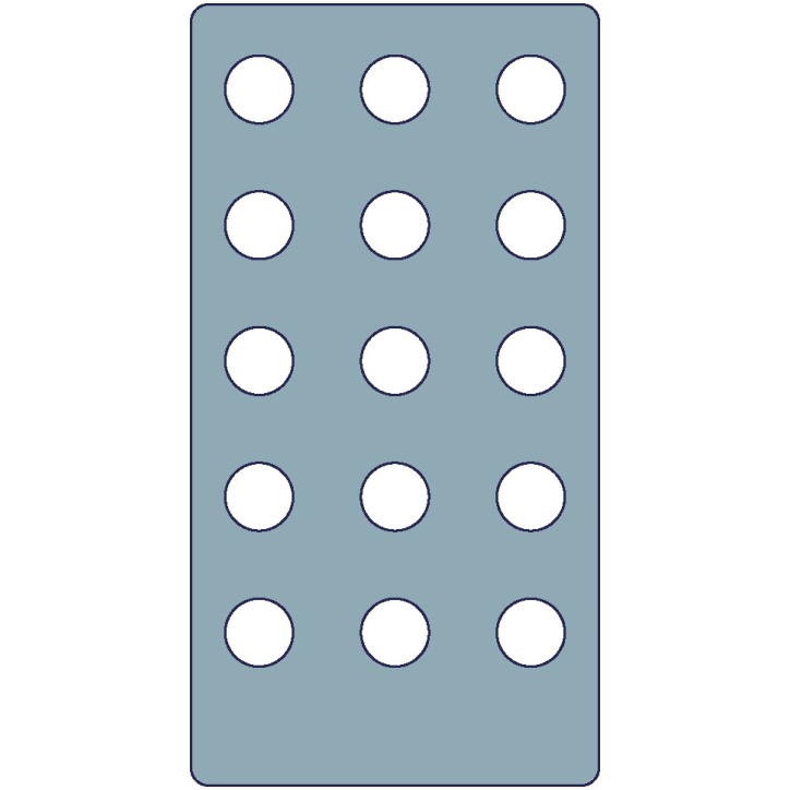 Plug & Pick Foam 120x230 - Pitch 40