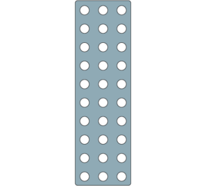 Plug & Pick Foam 120x400 - Pitch 40