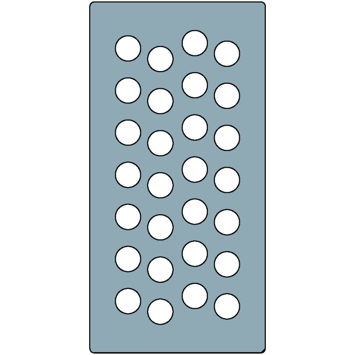 ExtruGrip Foam 125x250 - Pitch 30